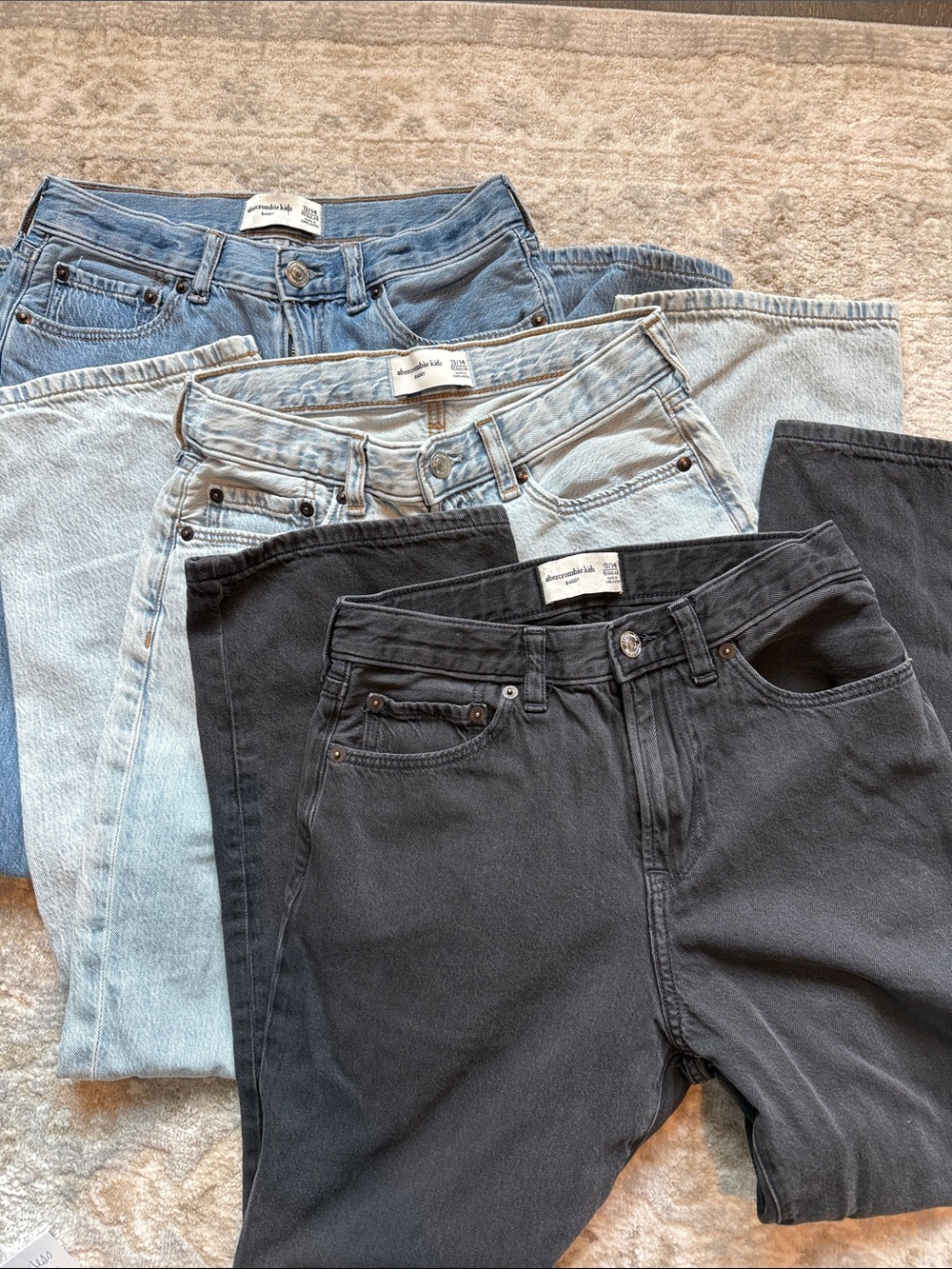 Abercrombie Kids boys’ 13/14 jeans bundle